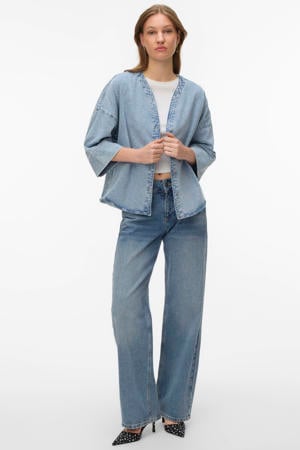 blouse light blue denim