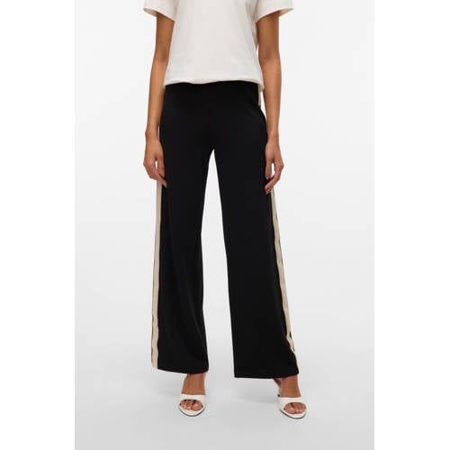VERO MODA wide leg regular waist casual broek afbeelding