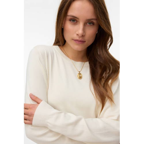 VERO MODA trui ecru gebreid afbeelding