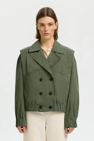 trenchcoat olijfgroen