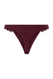 thumbnail: Hunkemöller string Lace & Shine donkerrood