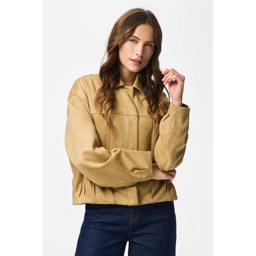 PIECES bomberjack beige afbeelding