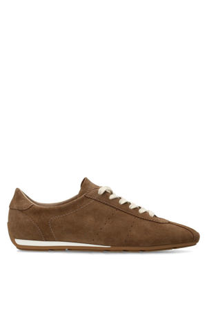 suède sneakers bruin