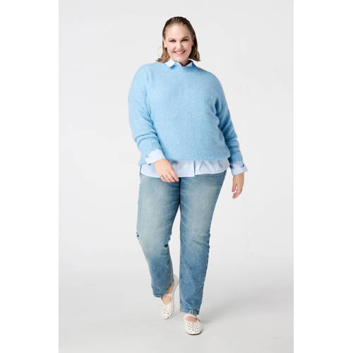 MS Mode pullover blauw afbeelding