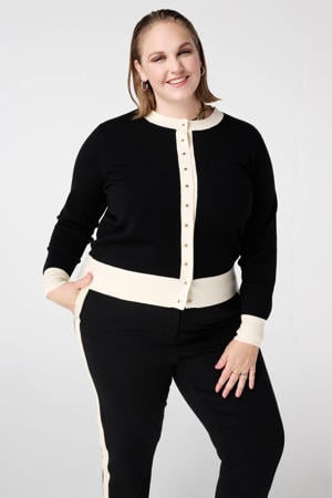 gebreid vest zwart