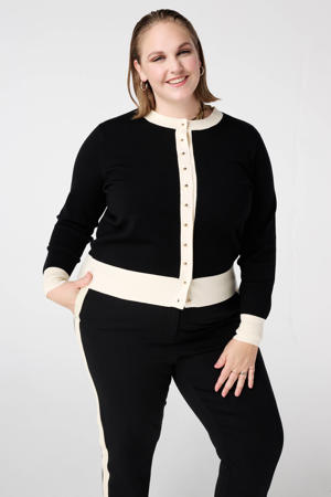 gebreid vest zwart