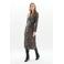 Caroll midi jurk met print - zwart