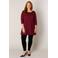 Base Level Curvy tuniek bordeaux
