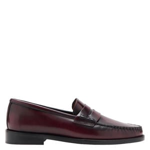 leren loafers bordeaux
