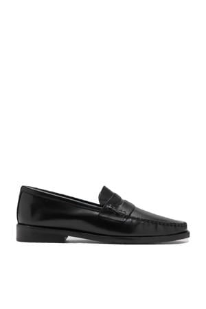leren loafers zwart