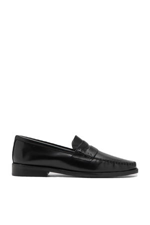 leren loafers zwart