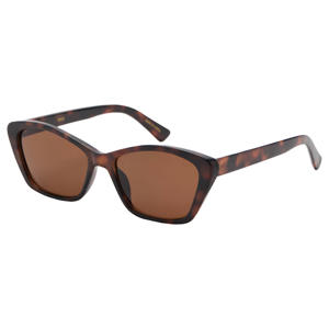 zonnebril met tortoise print bruin
