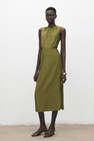 cocktailjurk groen