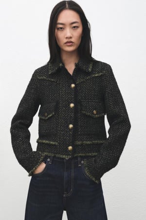 tweed jasje donkergroen