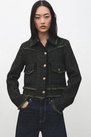 tweed jasje donkergroen