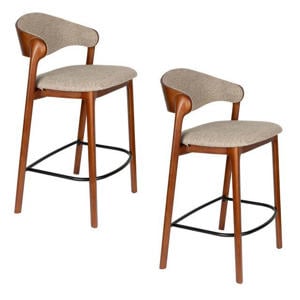 barkruk babington (set van 2) Babington Counter/ Barkruk 65 cm Walnoot - Set van 2