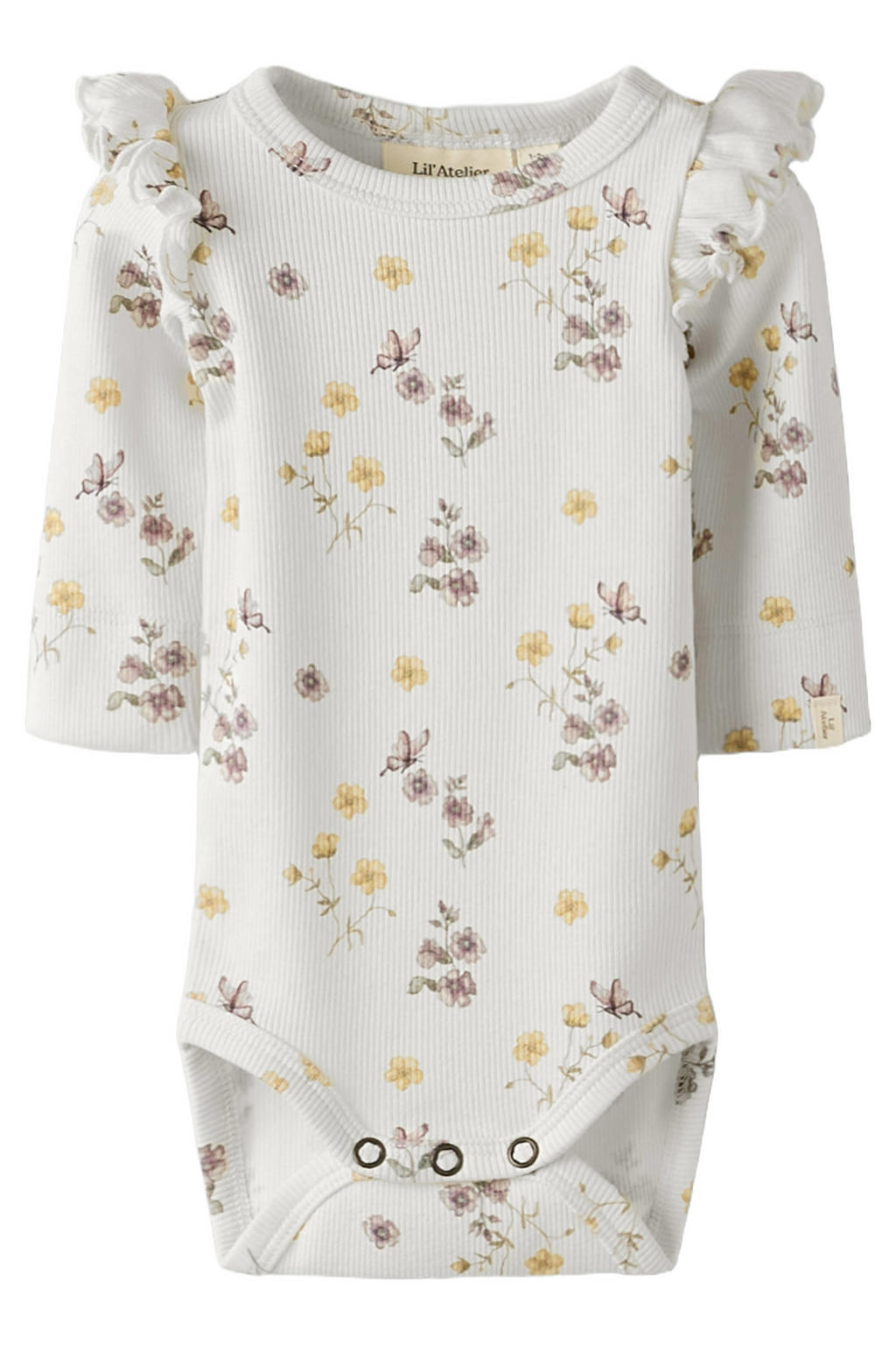 LIL' ATELIER BABY romper beige/roze