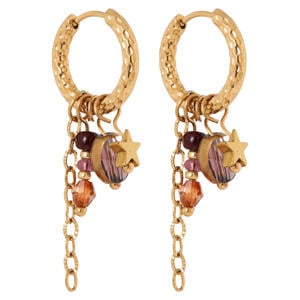 gold plated oorbellen Billy Hoops