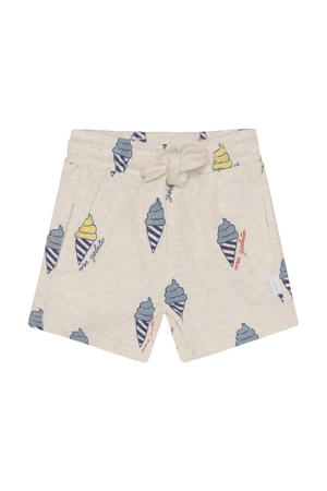 regular waist sweatshort beige