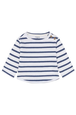 gestreepte longsleeve blauw