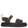 Dr. Martens nubuck sandalen bruin peuter/kleuter