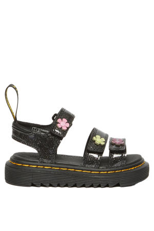 sandalen zwart glitter