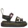 Dr. Martens sandalen zwart glitter