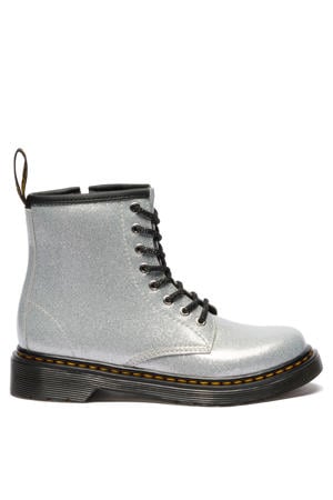 1460 Nebula leren veterboots glitter zilver