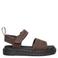 Dr. Martens nubuck sandalen bruin schoolkind