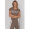 Poools T-shirt bruin
