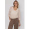 Poools gebreide trui beige