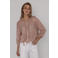 Poools gebloemde blouse zalm met lurex