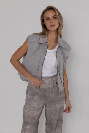 bodywarmer lichtgrijs