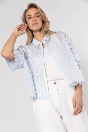 blouse lichtblauw