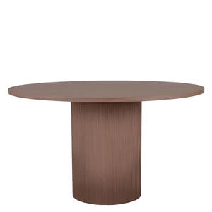 LABEL51 Eetkamertafel Oliva - Walnoot - - 130 cm - Rond