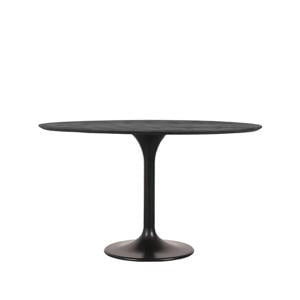 LABEL51 Eetkamertafel Otto - Zwart - - 130 cm - Rond