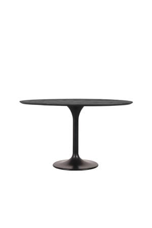 LABEL51 Eetkamertafel Otto - Zwart - - 130 cm - Rond