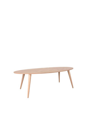 LABEL51 Eetkamertafel Ines - Naturel - - 210 cm - Ovaal