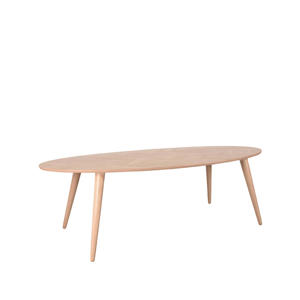 LABEL51 Eetkamertafel Ines - Naturel - - 240 cm - Ovaal