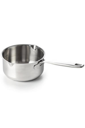 Steelpan Maestro RVS met 2 giettuiten ø 14 cm / 1 liter - geschikt voor alle warmtebronnen
