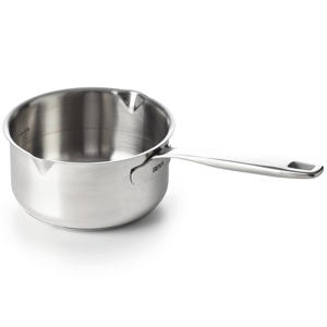  Steelpan Maestro RVS met 2 giettuiten ø 14 cm / 1 liter - geschikt voor alle warmtebronnen