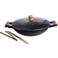 Cookinglife  Wokpan met deksel & kookgerei ø 36 cm / 6.5 Liter - standaard anti-aanbaklaag