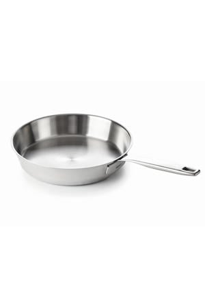 Koekenpan Maestro RVS ø 24 cm - geschikt voor alle warmtebronnen - zonder anti-aanbaklaag