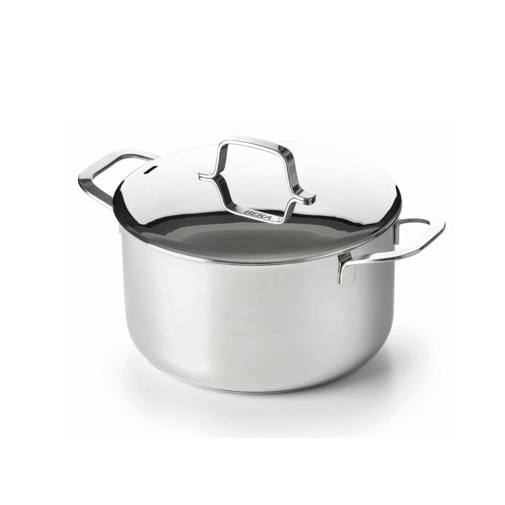 Beka Kookpan Maestro RVS met deksel ø 16 cm / 1.1 liter - geschikt voor alle warmtebronnen