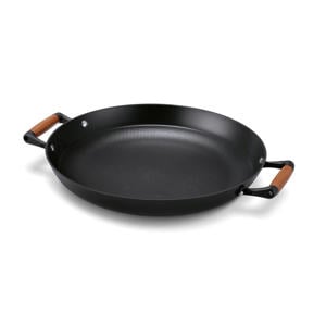 Paella pan met 2 zijgrepen Mandala Gietijzer ø 36 cm - keramische anti-aanbaklaag - geschikt voor alle warmtebronnen