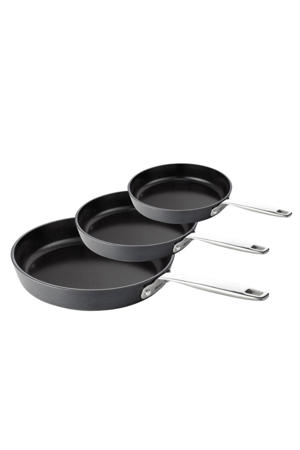  Maestro Alu 3-delige koekenpannenset ø 20, 24 & 28 cm met keramische anti-aanbaklaag