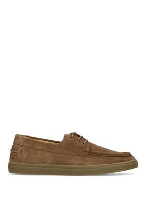 suede bootschoenen beige