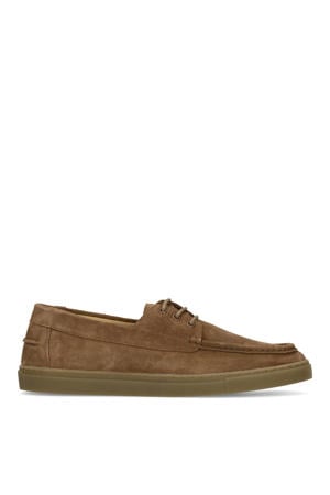 suede bootschoenen beige