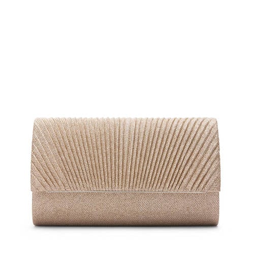 Manfield clutch met glitters goudkleurig afbeelding