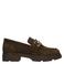 Manfield chunky suède loafers bruin